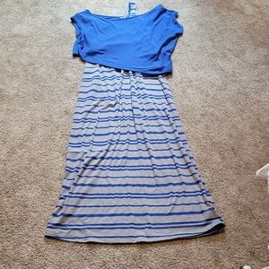 Maurices t-shirt material maxi dress {XS}